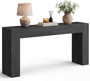 VASAGLE Entryway Table, Long Console Table, Thick Tabletop, Farmhouse Style, for Hallway,